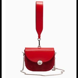 Late Lee Studio red saddlebag purse